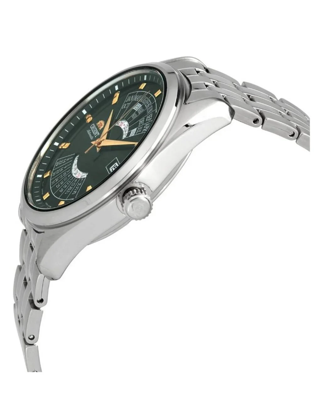 NWT Orient Multi Year Automatic Green Dial Men's Watch